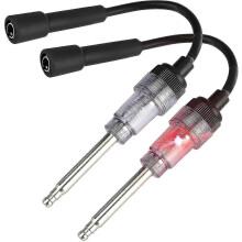 (1028) Tester per candele in linea da 2 pezzi, test di accensione a stivale dritto per piccoli motori,