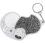 (1123) Bärbart mini-vikbart LED-förstoringsglas med nyckelring (silver) 4