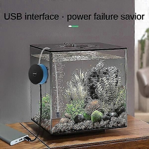 (2250)Aquariumaccessoires USB-luchtdruk kleine zuurstofpomp 1