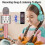 (2289) Microfono per bambini, microfono karaoke wireless Bluetooth 4