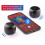 (2313) Draagbare mini-luidspreker, Bluetooth draadloze luidspreker, met microfoon, stevige metalen behuizing, 2