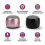 (2313) Draagbare mini-luidspreker, Bluetooth draadloze luidspreker, met microfoon, stevige metalen behuizing, 3