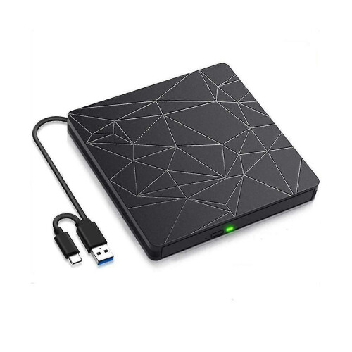 (2328)Externe dvd-cd-drive Externe cd-rombrander Dvd-cd-rom Dual Interface Type-c Usb-cd-branderdrive-f 1
