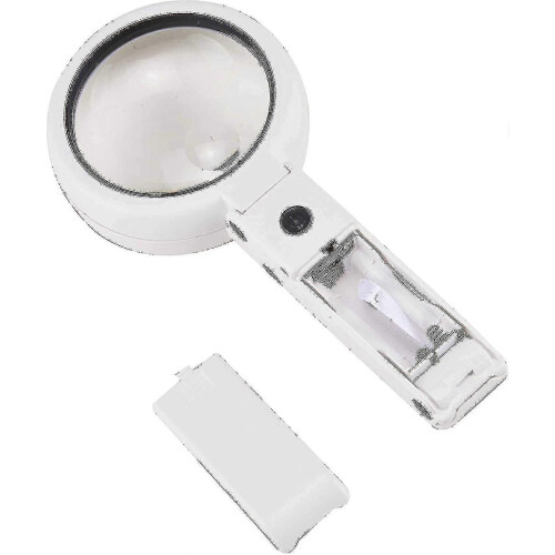 (2361)Better Illuminating Handheld 5x 11x Handheld Magnifier With 8 Led Light, Reading 2