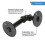 (1372)4x Pipe Shelf Brackets Industrial Iron Rustic Wall Floating Shelves Storage Unit 5