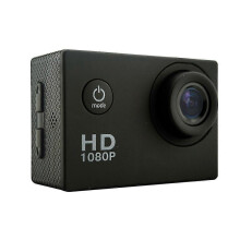(1388)Waterproof Action Camera Fhd 1080p 12mp, Wide Angle Sports Camera With Accessories