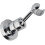 (1335)Supporto per soffione doccia - Supporto per supporto doccia in rame per montaggio a parete per 5