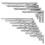 (1419)2Pcs folding table bracket wall shelf bench support stand rack holder heavy duty 2