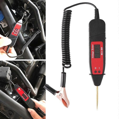 (1415) Universele 5-36V LCD digitale circuittester, spanningsmeter, pen, autocircuitscanner, stroomprobe, 1