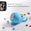 (2370) Draagbare waterdichte Bluetooth-luidspreker, mini-stereoluidspreker met bolvormige hanger, bas-effect 3
