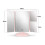 (1599)Makeup Mirror With Lights 22 Led Vanity Mirror With 2x/3x Magnification,touch Screen,portable 5