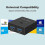 (1619)Usb 3.0 Switch Selector Kvm Switch 2 In 1 Out Usb Switcher For 2 Computers Share 1 Usb Devices 4
