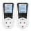 (550)Power Meter For Socket, Dual Rate Electricity Meter, Power Consumption Meter With Lcd Screen Backlight, 1