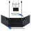 (1633)Scalable Suspension Three-sided Folding Mirror Makeup Mirror Adjustment Height Shaving Mirror 4
