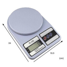 (685) Bärbar 10kg 1g digital våg LCD elektronisk våg Steelyard köksvåg Postal matvåg