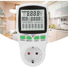 (687) 0,000 kWh - 9999 kWh 0-16 A Mini medidor de potencia inteligente Enchufe 0,000 kWh - 9999 kWh