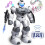 (1700) Robot télécommandé pour enfants, jouet robot avec danse et tir 1