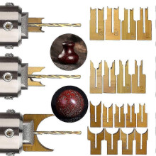 (774) 52 delar Buddha Pearl Knife Trälådeset Buddha Pärlfräs Kit Pärltillverkare Snickarverktyg