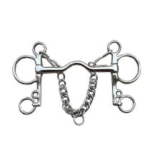 (1902) Lange Pelham Bit Roestvrijstalen Cambridge Mond Paard Product 13,3 cm