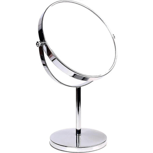 (1990)10 Times Magnifying Table Makeup Mirror, Double Sided Free Standing Cosmetic Mirror, Bathroom