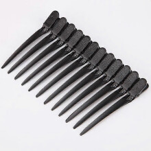 (1996) 12 stuks/set Salon Kapsalon Knippen Haarspeld Vasthouden Haarstyling Clip Platte Eendenmond Haarklemmen