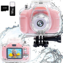 (2002) Kindercamera Onderwater Waterdichte Digitale Camera Voor Kinderen 2 Inch Ips Scherm X200 HD Kindervideo