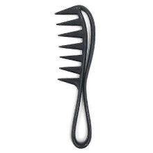 (2004) 1 stuk brede tanden haai plastic kam ontklit krullend haar salon kapper kam massage voor haar