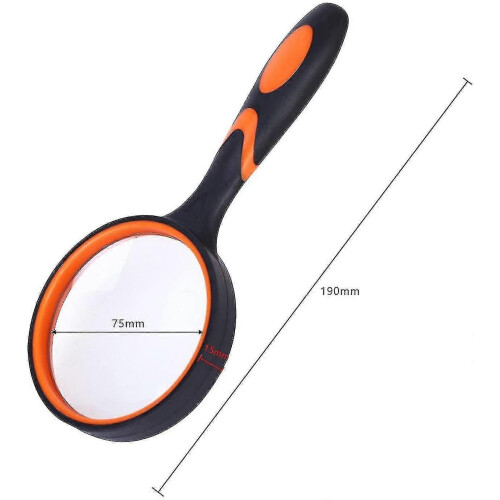 (2027)Reading Magnifiers Hand-held Magnifying Glass, 2 Pcs. Reading Magnifier 1