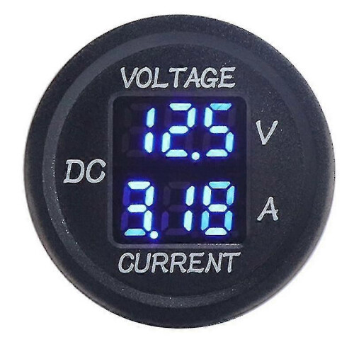 (1049) DC 9V till 48V 0-10A Digital Voltmeter Amperemeter Spänning Strömmätare LED-display För 1