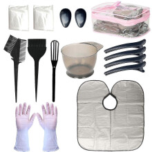 (2035) Haarverfset Haarverf DIY Beauty Salon Tool Set - Haarverfkom, kam, oorwarmers,