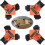 (1121)90 Degree Corner Clamp, 4pcs Adjustable Single Handle Spring Loaded Right Angle Clamp,swing Woodworking 1