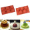 (2156) Halvsfärsform för desserter Halvsfärsform Silikonform Halvsfärsform Brownies Bakform Non-stick 3