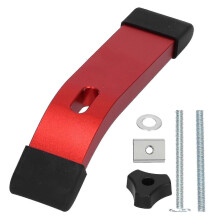 (1168) Klemset Ttrack Metalen M8-schroefdraadklemgereedschapset voor houtbewerking (rood)
