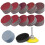 (1188)200pcs Sanding Discs Pad Kit, 50mm Hook And Loop Sandpaper With Foam Buffing Pad, Grits Sanding 1