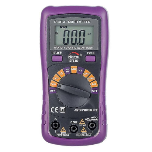 (1199) Nicetymeter St33d Autorange Handheld LCD Display Multimeter Digitale Elektrische Meter Universeel
