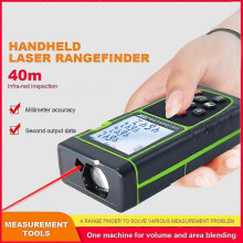 (2209) Medidor láser digital con sensor de ángulo electrónico y empu?adura. Telémetro láser preciso