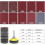 (1215)200pcs Sanding Discs Pad Kit, 50mm And Loop Sandpaper With Foam Buffing Pad, Grits Sanding Discs 2