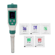 (2288) Medidor de pH digital para alimentos y bebidas, resolución 0.1, con pantalla LCD para acuarios