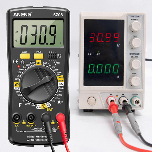 (2296)Digital Multimeter Ultra-thin Storage Professional Multimetro Auto Voltmeter Ac 1
