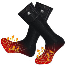 (2307)Scaldapiedi elettrici con batteria ricaricabile, calzini riscaldanti, piedi freddi invernali,