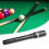(2310)Push On Telescopic Snooker Billiard Pool Long Extension Pool Extension Extender 1