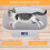 (1349)Digital Pet Scale with LCD Display, 4 Weighting Modes (oz/ML/LB/g) for Pets and Kitchen Measuring 4
