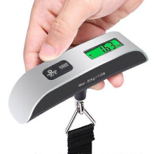 (1475) Ny stil elektronisk digital våg 10g-50kg (110lb) LCD-skärm hängande bärbar bagagevåg barn