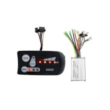 (1286) Elektrische voertuigen 36v48v borstelloze motor 6 buizen 15a intelligente controller LED-S800