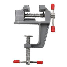 (2464) Mini bankschroef van aluminiumlegering, mini bankschroef voor doe-het-zelfgereedschap, bankschroef