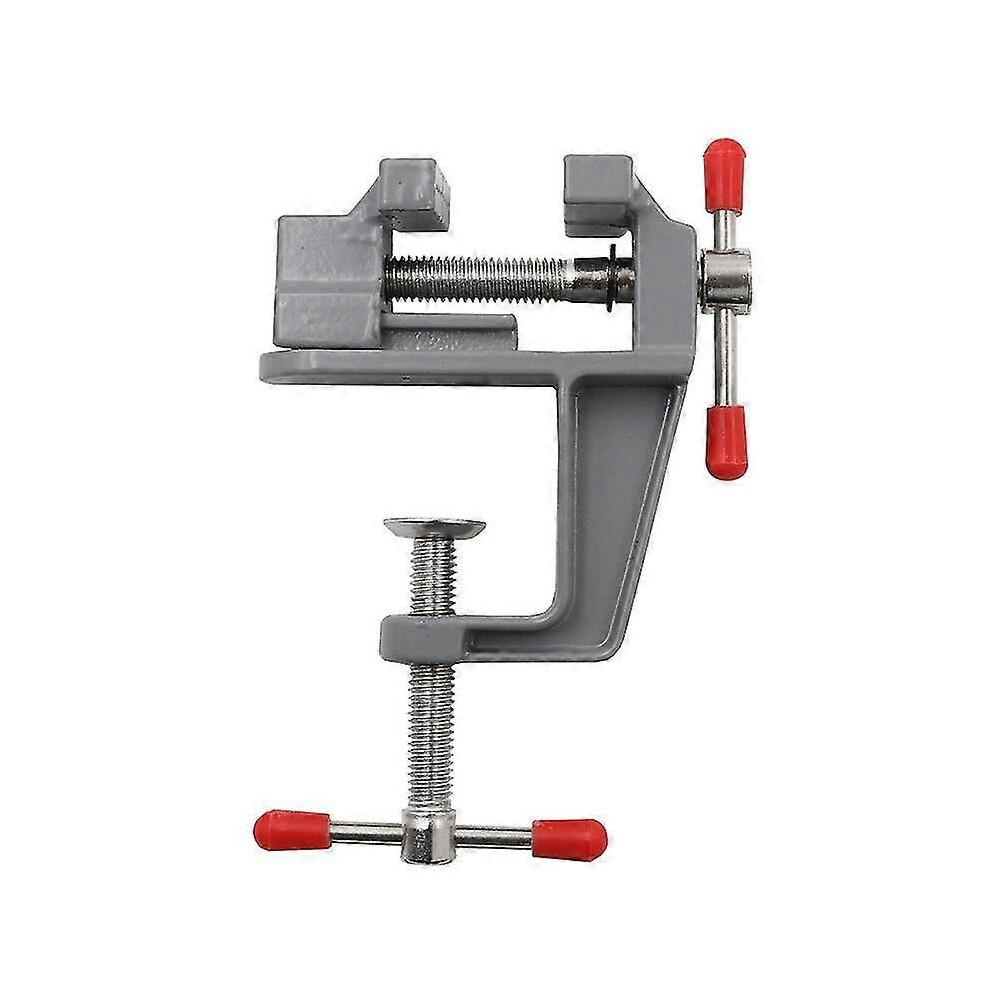 (2464)Mini Aluminum Alloy Bench Vise, DIY Tools Mini Bench Vise, Bench Vise Table Vise, Small Bench