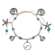 Braided Anklet for Women Adjustable Beach Foot Chain Elegant Boho Style Summer Vacation Accessory in Multiple Colors