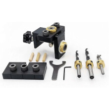 (1562) Plantilla para agujeros ocultos de 8/10/15 mm, kit de plantillas para carpintería 3 en 1 con