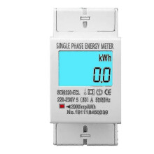 (35) 80a DIN-kiskoon yksivaiheinen 2-johtiminen LCD-digitaalinäyttö, kulutusenergian sähkömittari, kWh