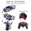 (47) Voiture télécommandée transformable 2 en 1, robot transformable en un clic, jouet pour enfants 2